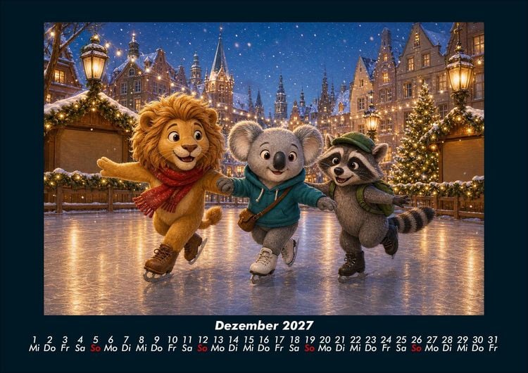 Produktbild: Abenteuerreise durch Europa 2027 Fotokalender DIN A4
