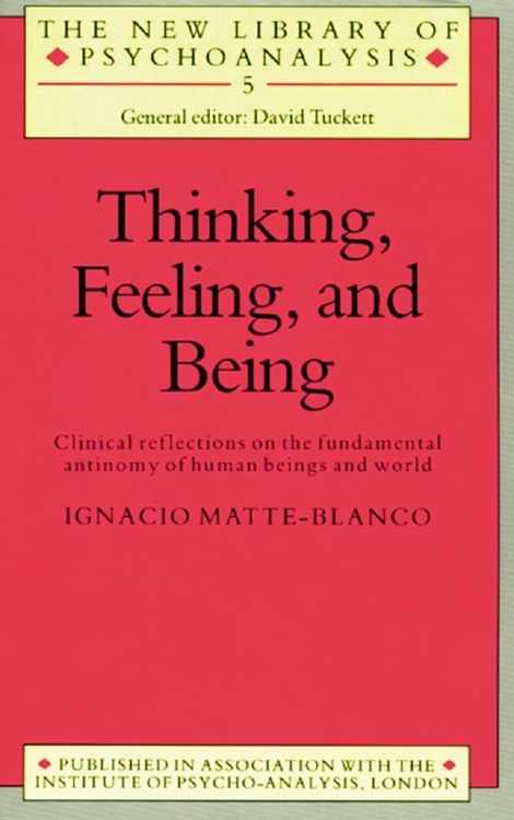 Produktbild: Thinking, Feeling, and Being
