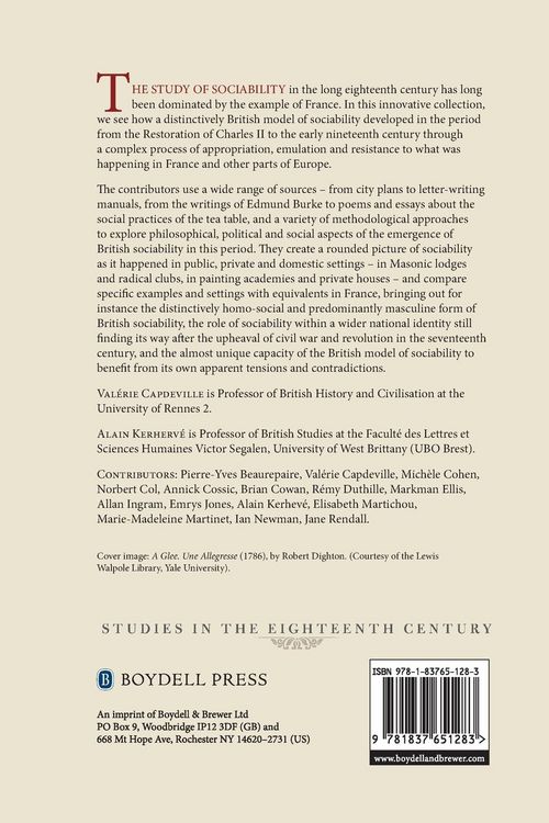 Produktbild: British Sociability in the Long Eighteenth Century