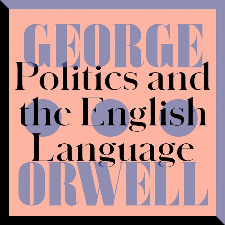 Produktbild: Politics and the English Language