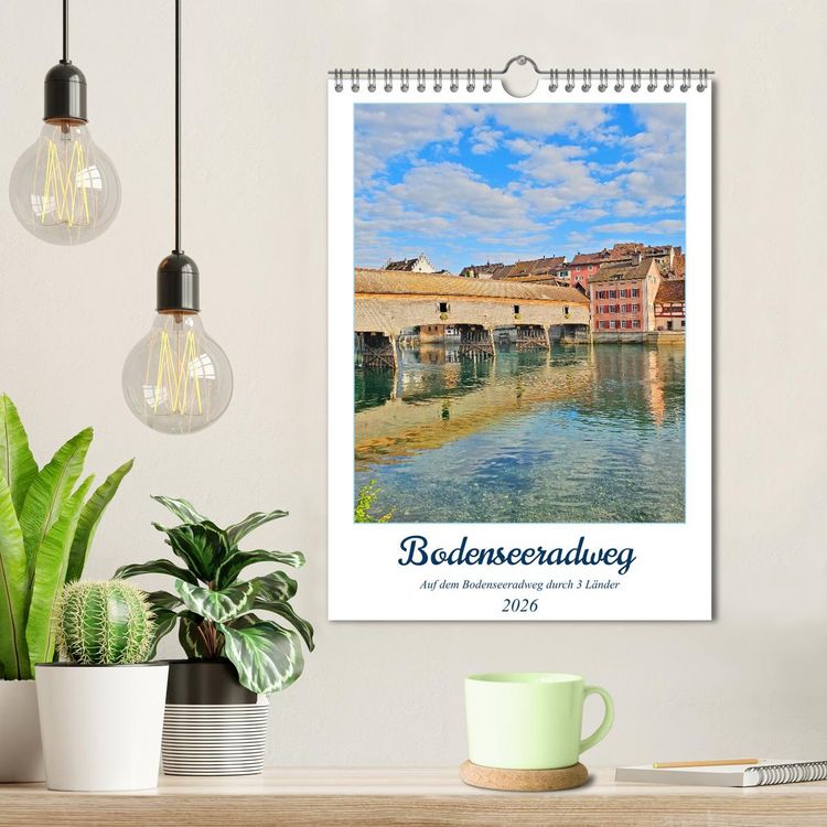 Produktbild: Bodenseeradweg - Auf dem Bodensee durch 3 L&auml;nder (Wandkalender 2026 DIN A4 hoch), CALVENDO Monatskalender