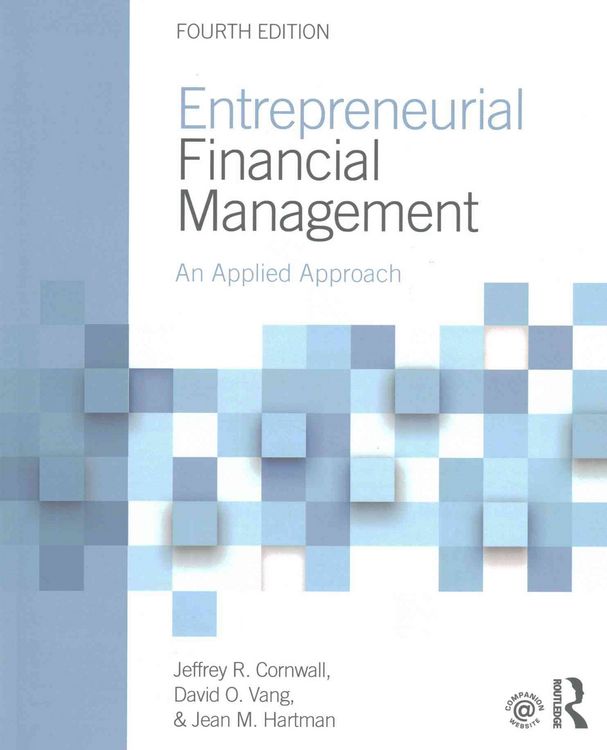 Produktbild: Cornwall, J: Entrepreneurial Financial Management