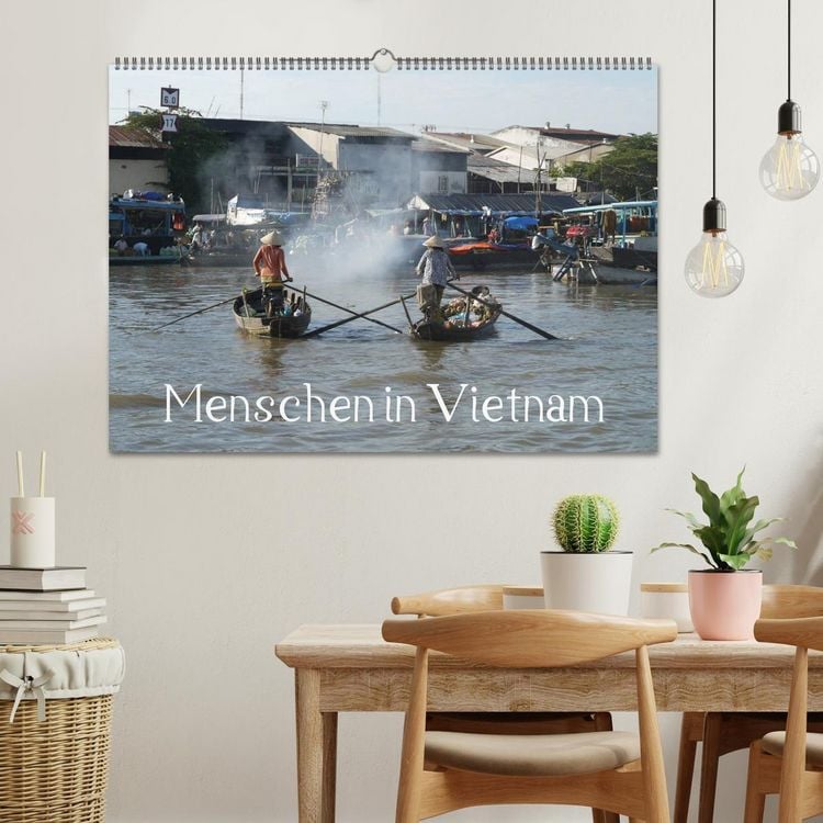 Produktbild: Menschen in Vietnam (Wandkalender 2026 DIN A2 quer), CALVENDO Monatskalender