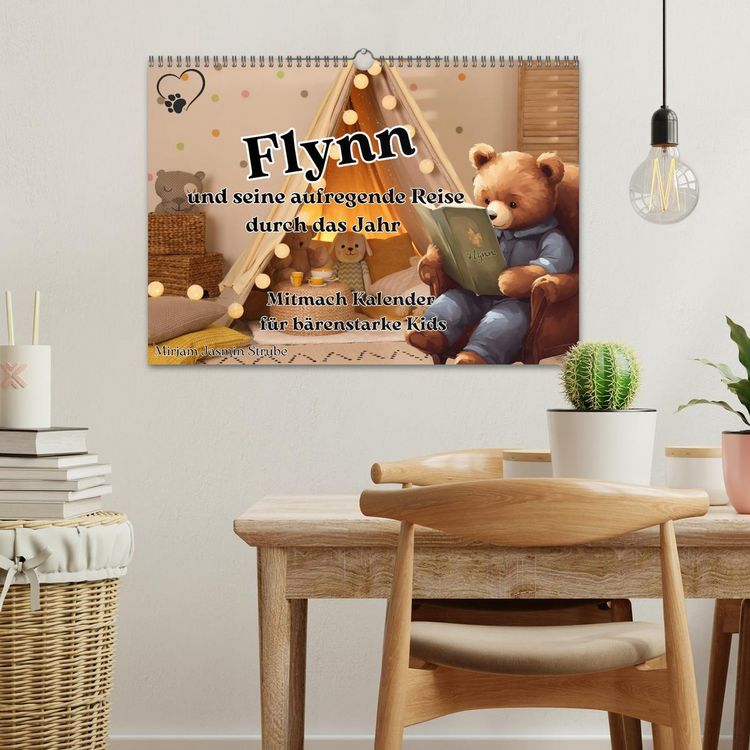 Produktbild: Flynn und seine aufregende Reise durch das Jahr (Wandkalender 2026 DIN A3 quer), CALVENDO Monatskalender