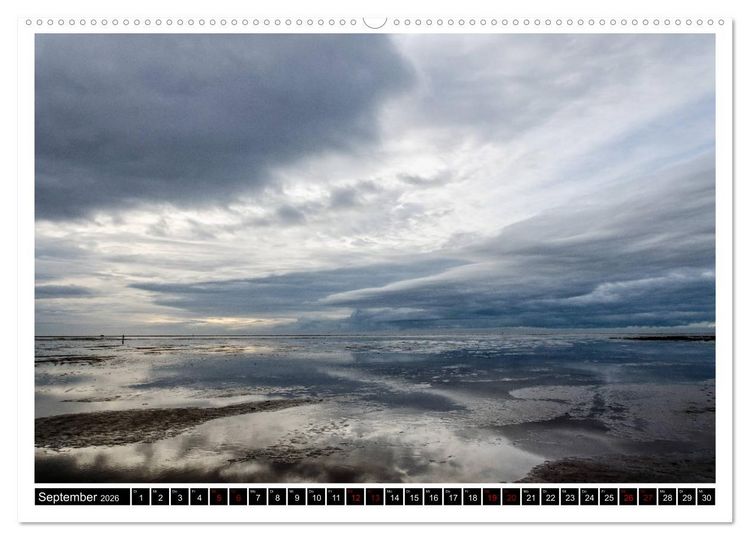 Produktbild: St. Peter-Ording - Natur pur (Wandkalender 2026 DIN A2 quer), CALVENDO Monatskalender