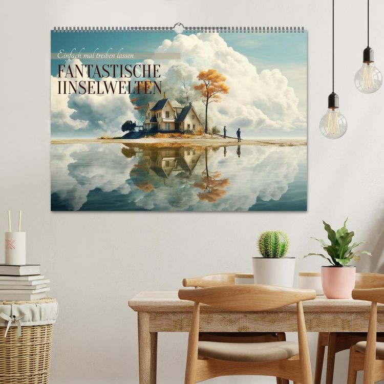 Produktbild: Fantastische Inselwelten (Wandkalender 2026 DIN A2 quer), CALVENDO Monatskalender