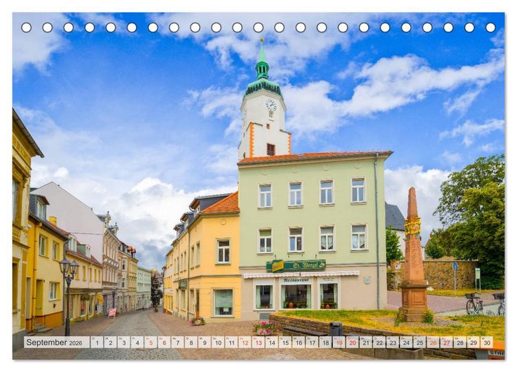 Produktbild: Wurzen Impressionen (Tischkalender 2026 DIN A5 quer), CALVENDO Monatskalender