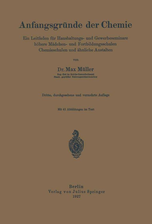 Produktbild: Anfangsgr&uuml;nde der Chemie