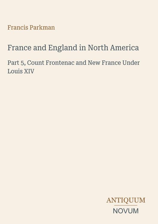 Produktbild: France and England in North America