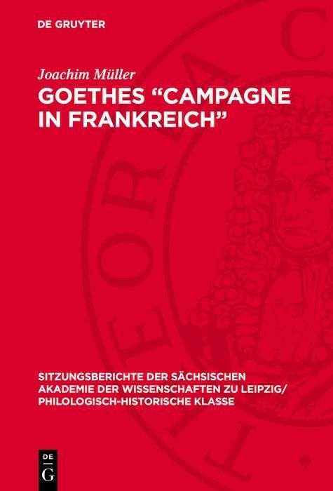 Produktbild: Goethes "Campagne in Frankreich"