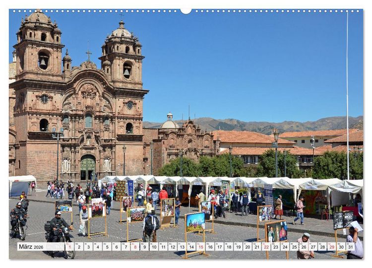 Produktbild: Faszination PERU, zwischen Anden und Regenwald (hochwertiger Premium Wandkalender 2026 DIN A2 quer), Kunstdruck in Hochglanz