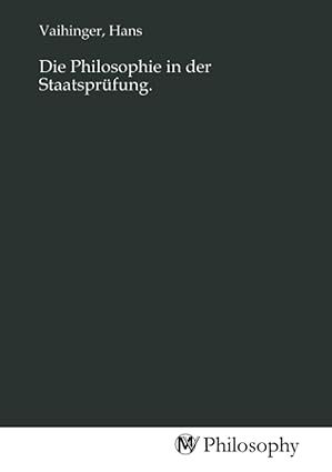 Produktbild: Die Philosophie in der Staatspr&uuml;fung.