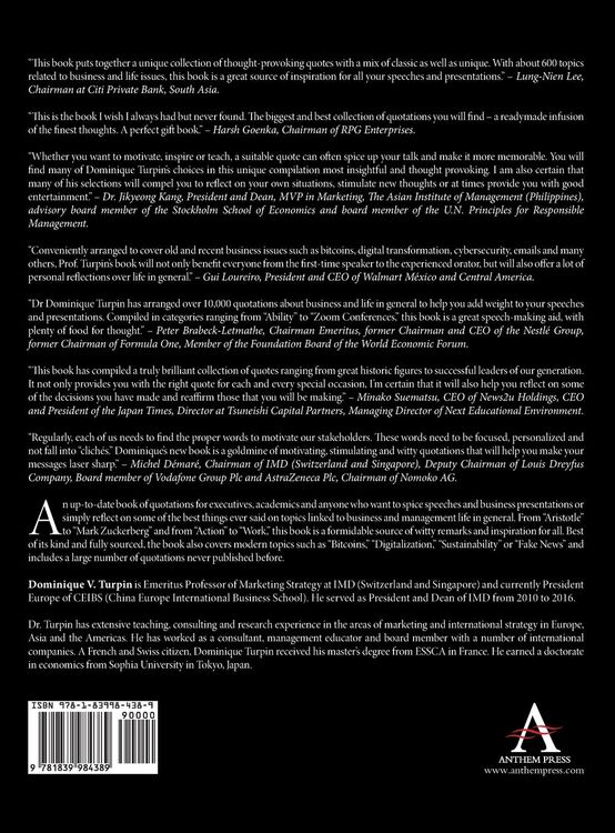 Produktbild: The Essential Book of Business and Life Quotations