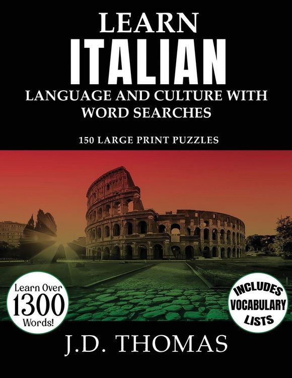 Produktbild: Learn Italian Language and Culture with Word Searches