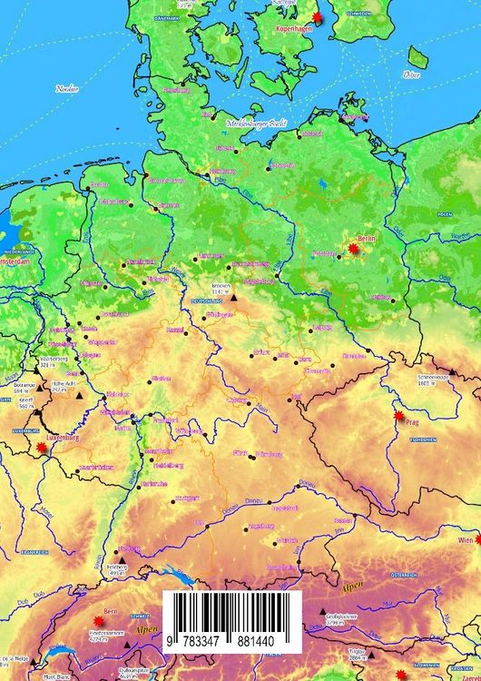Produktbild: Kontinent Europa geographischer Atlas f&uuml;r Kinder