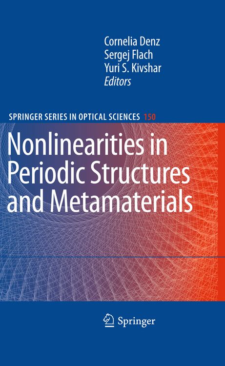 Produktbild: Nonlinearities in Periodic Structures and Metamaterials