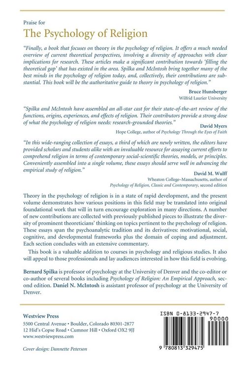 Produktbild: The Psychology Of Religion