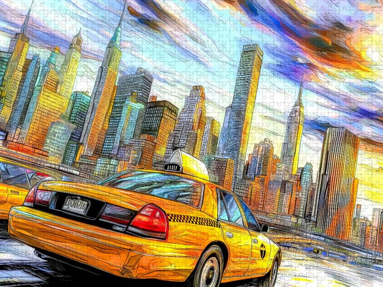 Produktbild: CALVENDO Puzzle New York | 1000 Teile Lege-Gr&ouml;&szlig;e 64x48cm Foto-Puzzle f&uuml;r gl&uuml;ckliche Stunden
