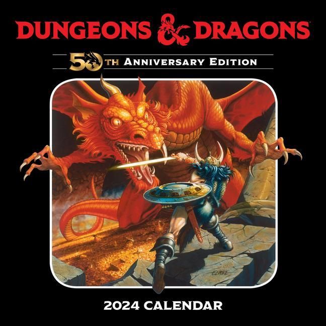 Produktbild: Wizards Of The Coast: Dungeons & Dragons 2024 Wall Calendar