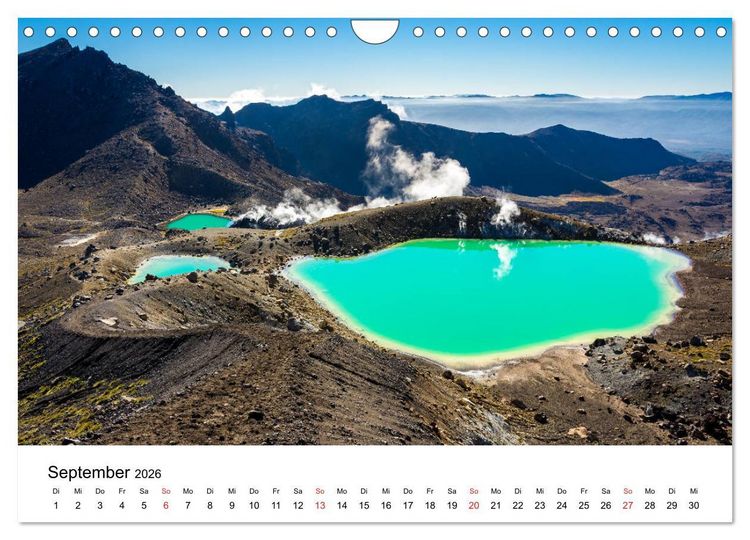 Produktbild: Neuseeland - Atemberaubende Natur und Landschaften (Wandkalender 2026 DIN A4 quer), CALVENDO Monatskalender