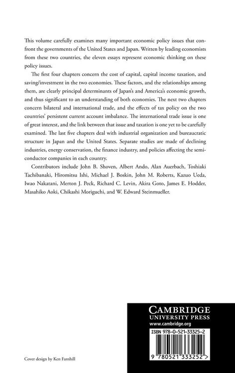 Produktbild: Government Policy Towards Industry in the United States and Japan