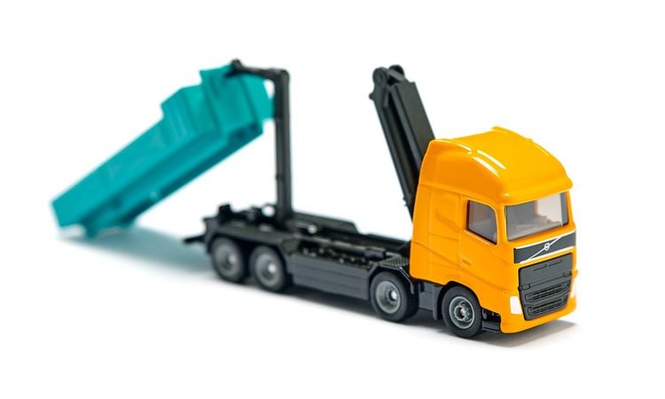 Produktbild: Siku 1683 Volvo Abrollkipper mit Kran