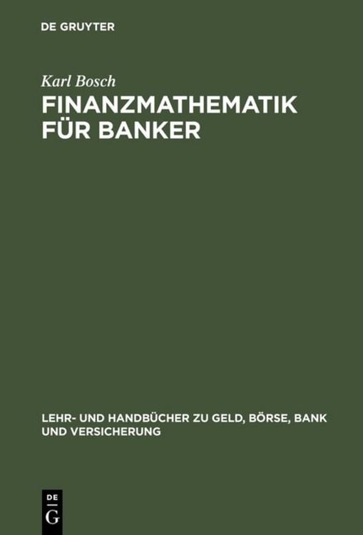 Produktbild: Finanzmathematik für Banker