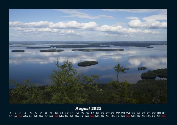 Produktbild: Die Seen der Erde 2025 Fotokalender DIN A4