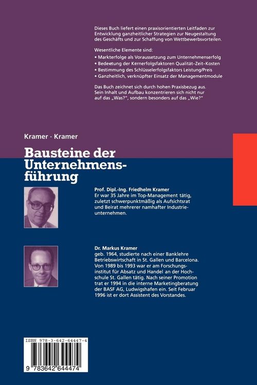 Produktbild: Bausteine der Unternehmensf&uuml;hrung