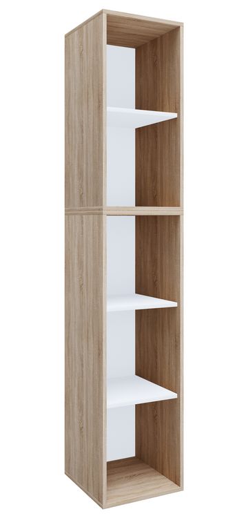 Produktbild: Holz B&uuml;ro Regal B&uuml;cher Ordner Aktenregal Lona l 5f