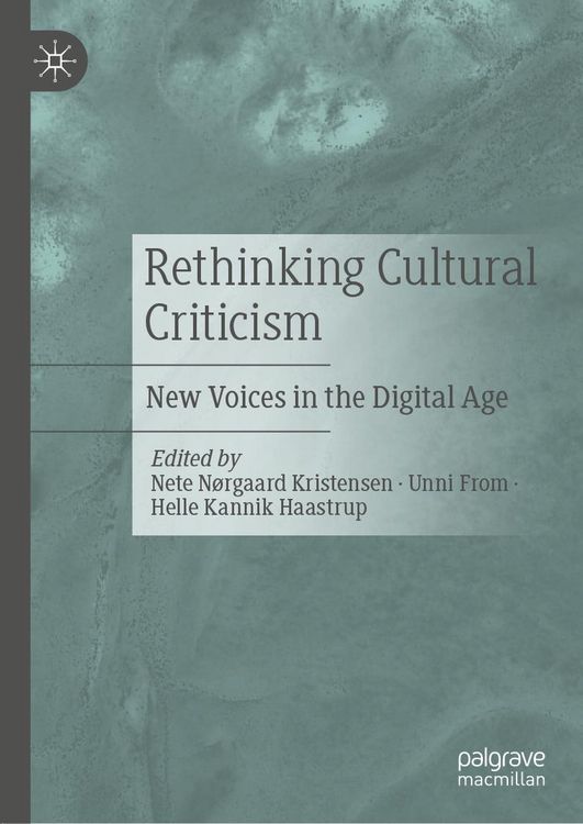 Produktbild: Rethinking Cultural Criticism