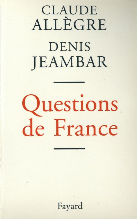 Produktbild: Questions de France