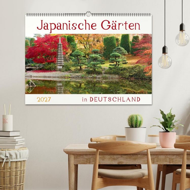 Produktbild: Japanische G&auml;rten in Deutschland (Wandkalender 2027 DIN A2 quer), CALVENDO Monatskalender