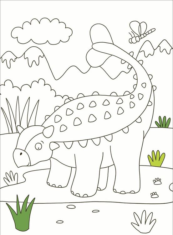 Produktbild: Meine Dino-Welt - Malblock