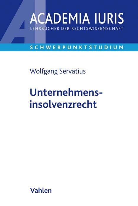 Produktbild: Unternehmensinsolvenzrecht