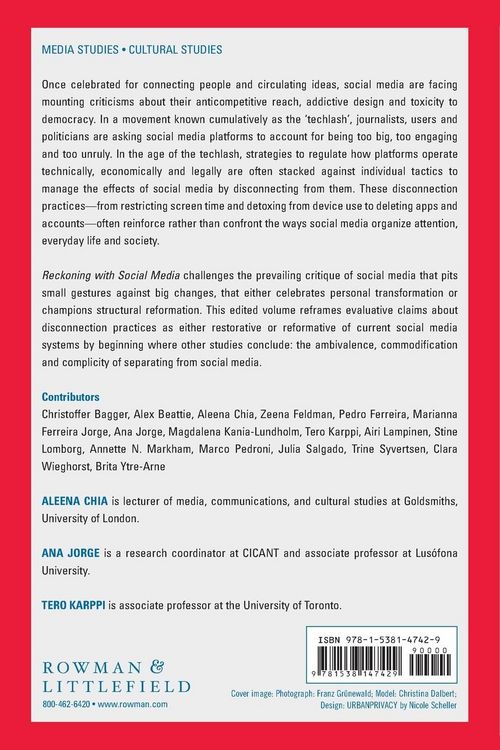 Produktbild: Reckoning with Social Media