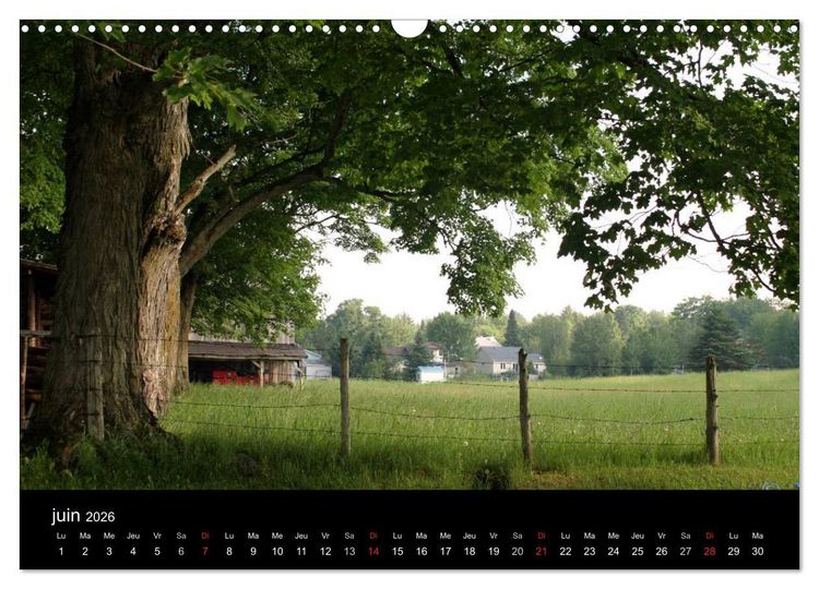 Produktbild: Regard sur les saisons du Qu&eacute;bec (Calendrier mural 2026 DIN A3 vertical), CALVENDO calendrier mensuel