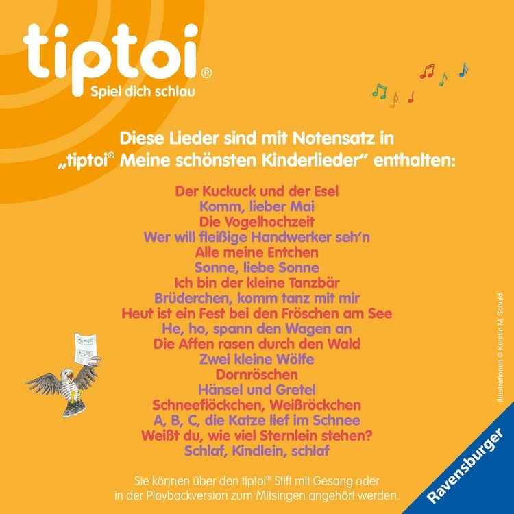 Produktbild: tiptoi&reg; Liederb&uuml;cher - Meine sch&ouml;nsten Kinderlieder