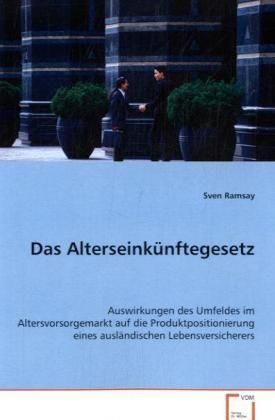 Produktbild: Ramsay Sven: Das Alterseink&uuml;nftegesetz