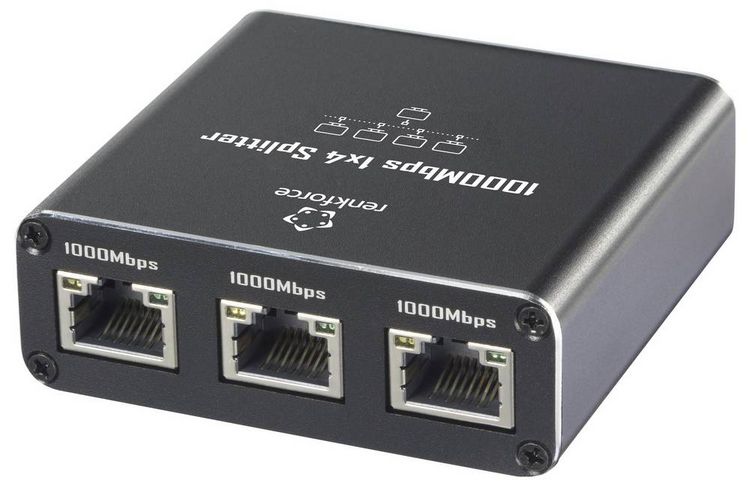 Produktbild: Renkforce RF-6739680 RF-GES-400 Netzwerk Switch RJ45 5 Port 1 GBit/s USB-Stromversorgung