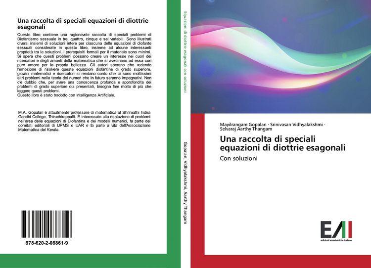 Produktbild: Una raccolta di speciali equazioni di diottrie esagonali