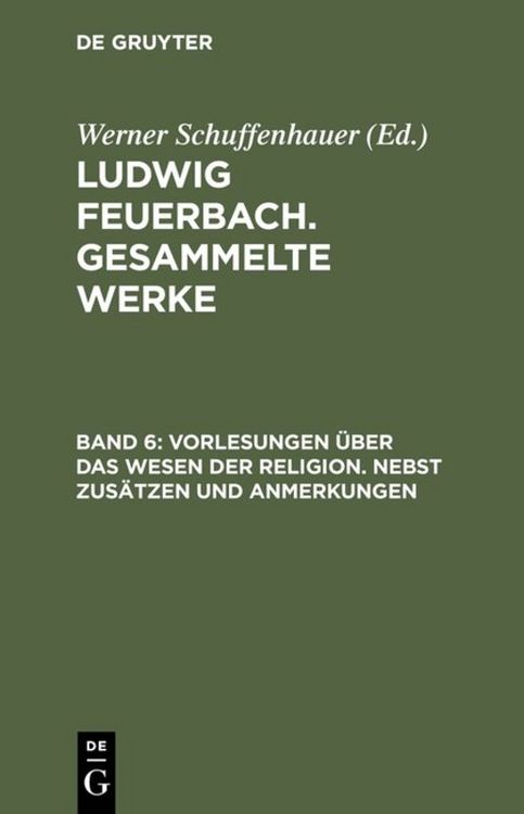 Produktbild: Vorlesungen &uuml;ber das Wesen der Religion
