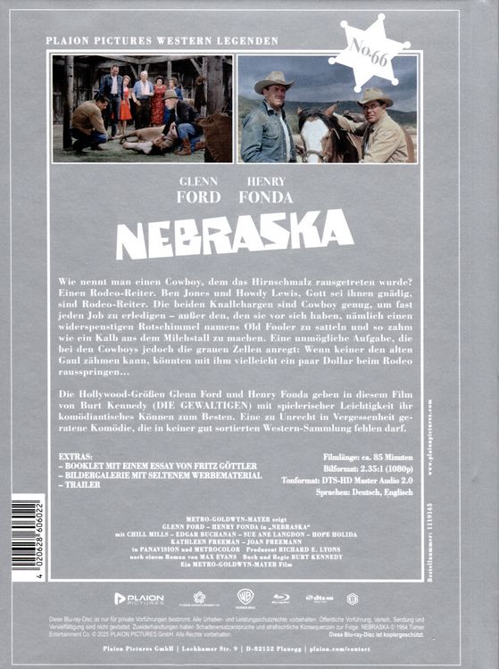 Produktbild: Nebraska (Edition Western-Legenden #66)