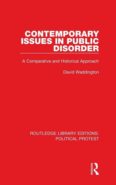 Produktbild: Contemporary Issues in Public Disorder