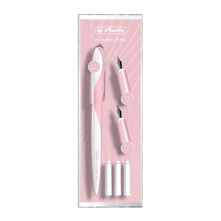 Produktbild: Herlitz Nicewriter-Set my.pen Kalligrafie, Rose
