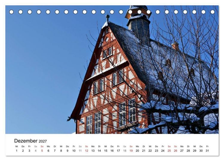 Produktbild: Romantisches Oberursel von Petrus Bodenstaff (Tischkalender 2027 DIN A5 quer), CALVENDO Monatskalender