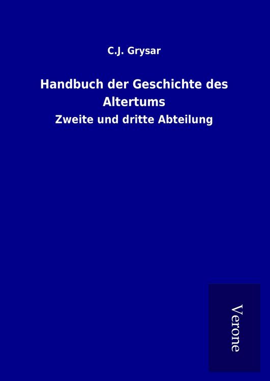 Produktbild: Handbuch der Geschichte des Altertums