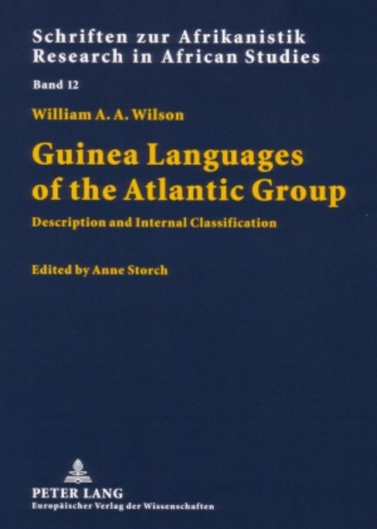 Produktbild: Guinea Languages of the Atlantic Group