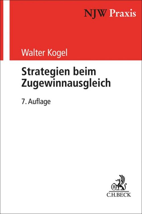 Produktbild: Strategien beim Zugewinnausgleich