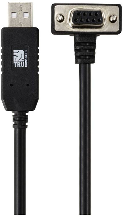 Produktbild: TRU COMPONENTS TC-KW-413 Seriell Umsetzer USB, RS-232 Anzahl Eing&auml;nge: 1 x Anzahl Ausg&auml;nge: 1 x 1 St.